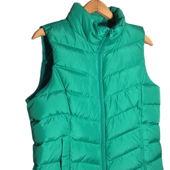 LANDS’ END | Women's Emerald Bay HyperDry 600 Down Puffer Vest size Large {NEW} - Picture 3 of 10